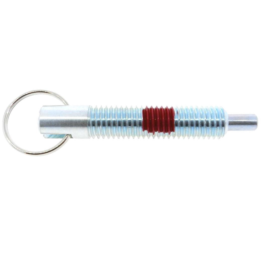 Standard Pull Ring Locking Nose Retractable Plunger with Nylon Patch